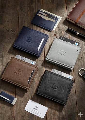 Lacoste Siyah Erkek Cüzdanı - Görsel 2