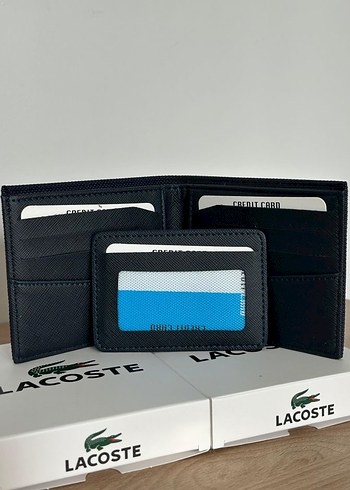 Lacoste Siyah Erkek Cüzdanı - Görsel 7