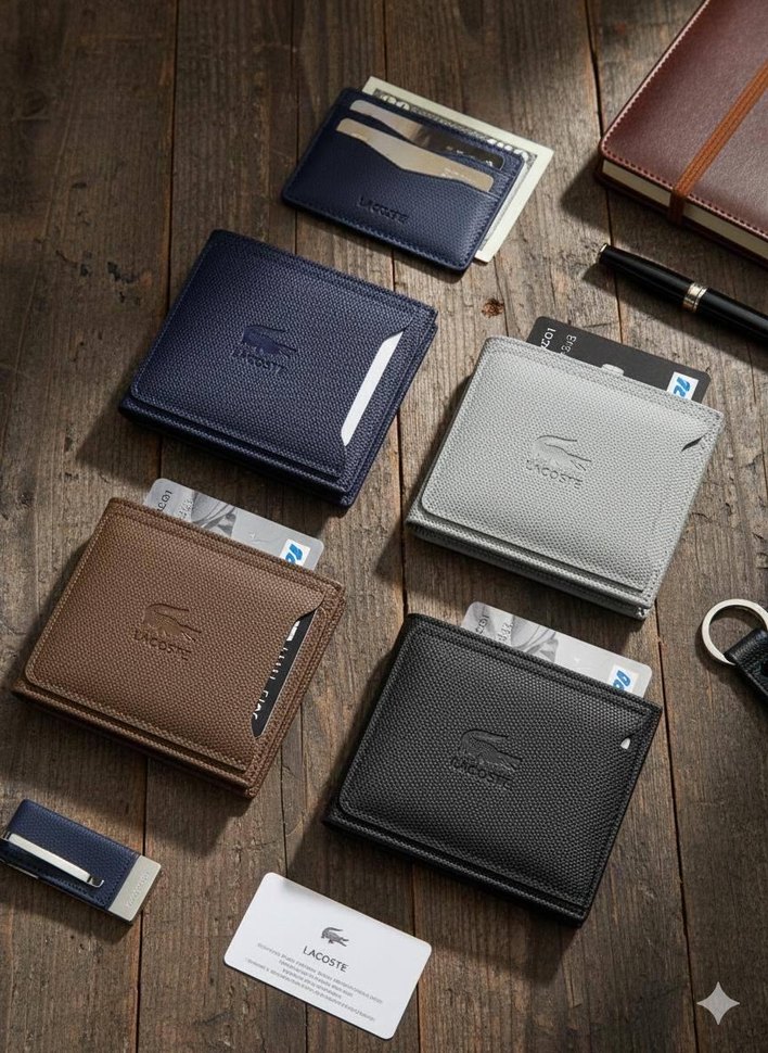 Lacoste Siyah Erkek Cüzdanı - Görsel 2