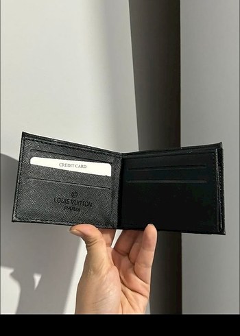 Siyah Baskılı Parisian Erkek Cüzdanı - Görsel 2