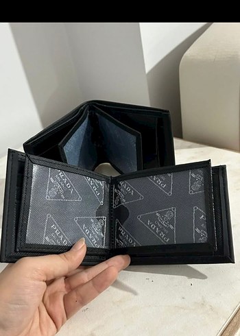 Prada Siyah Erkek Cüzdan - Görsel 3