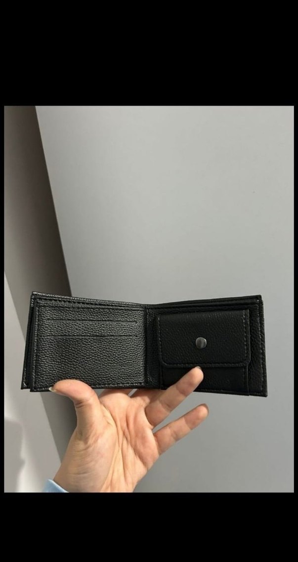 Minimalist Siyah Erkek Cüzdanı - Görsel 3