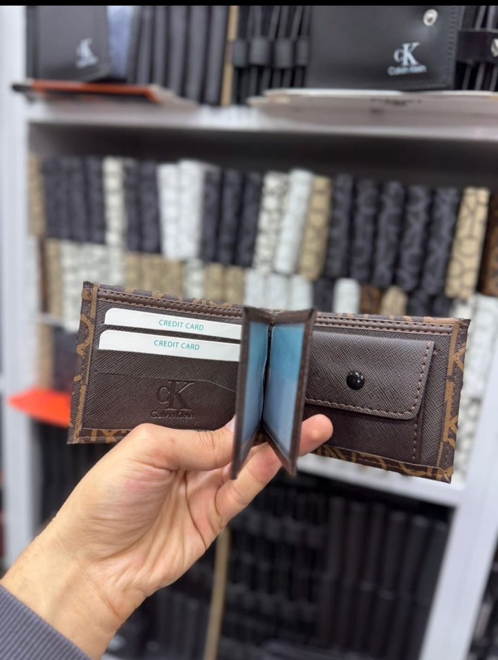 Gri Baskılı Erkek Cüzdanı - Görsel 5