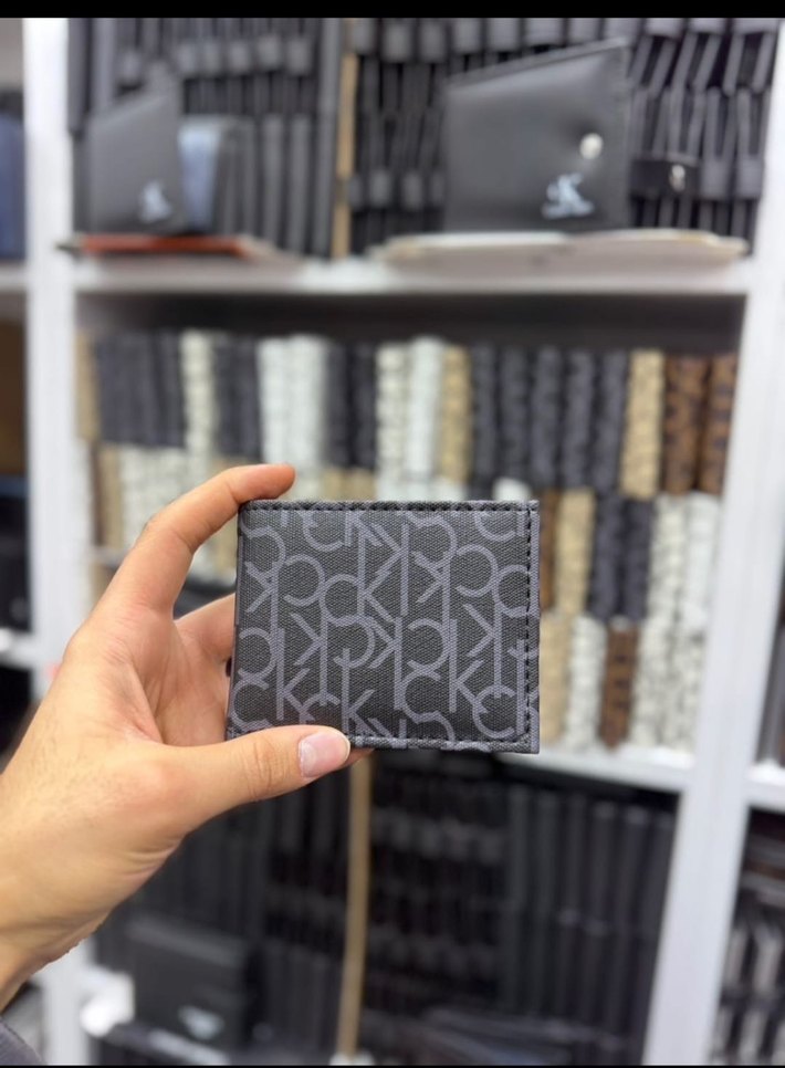 Kahverengi Desenli Erkek Cüzdan - Görsel 4