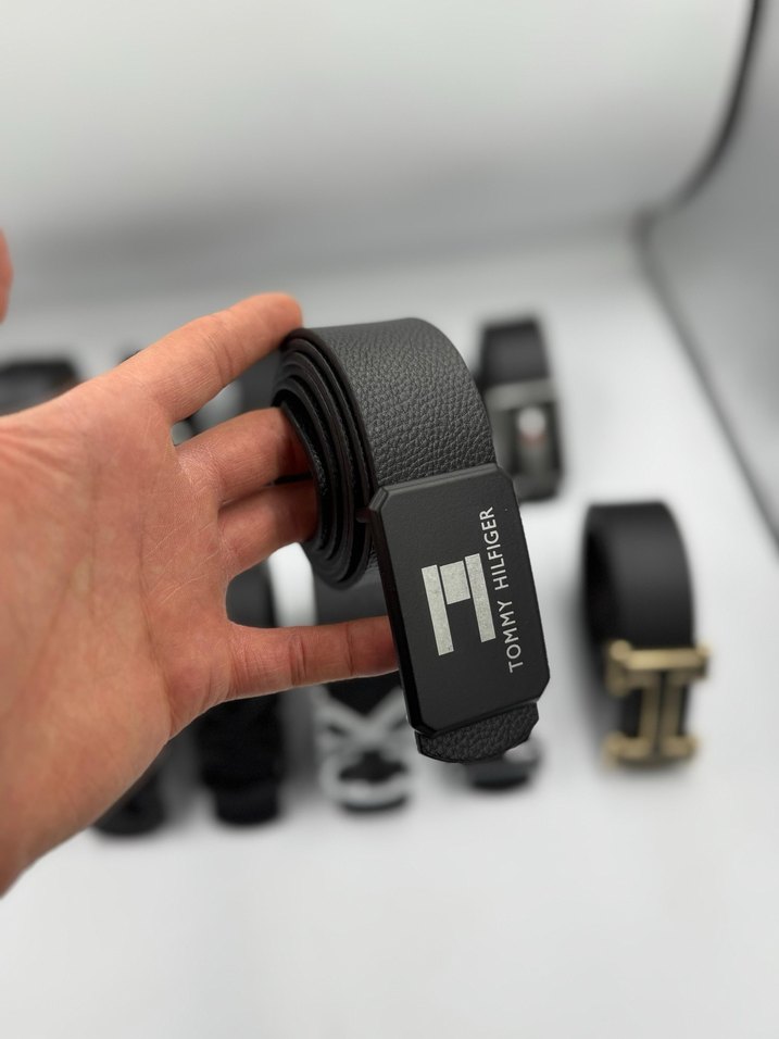 Tommy Hilfiger Siyah Erkek Kemer - Görsel 5