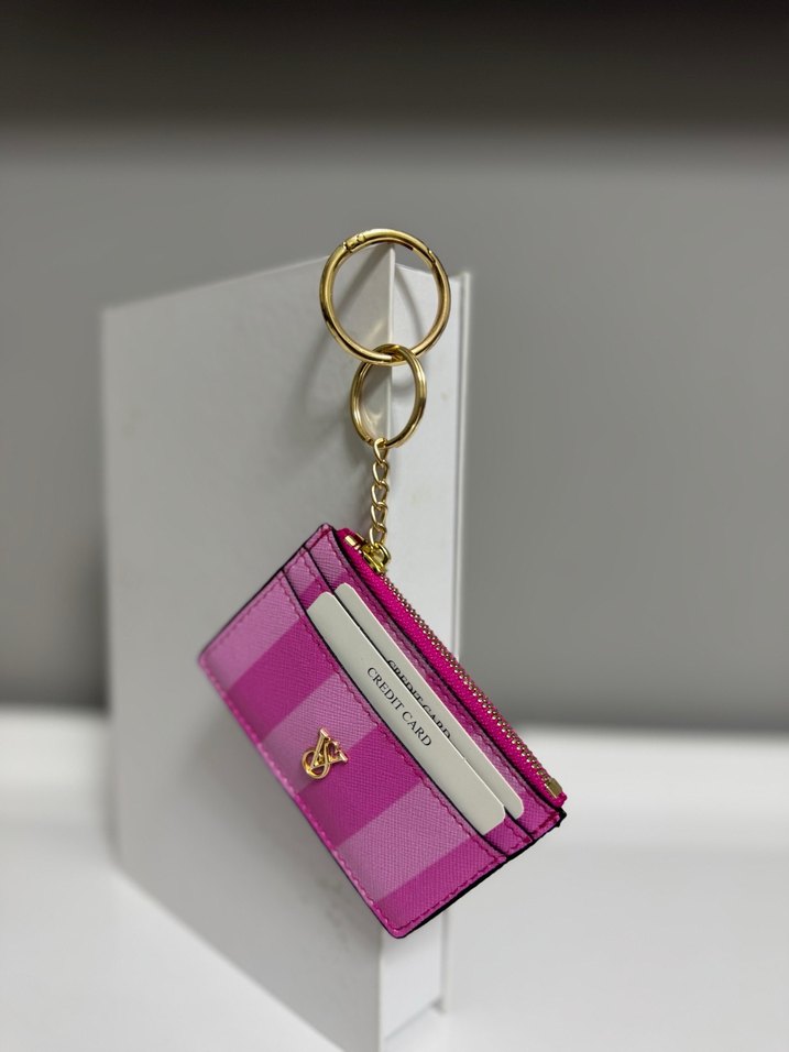 Püsküllü Pembe Kadın Cüzdanı - Görsel 3