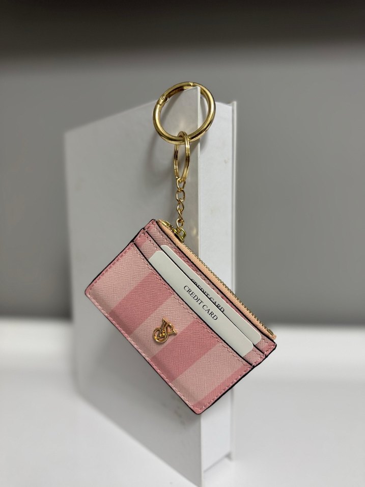 Püsküllü Pembe Kadın Cüzdanı - Görsel 4