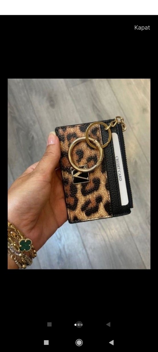 Püsküllü Pembe Kadın Cüzdanı - Görsel 5