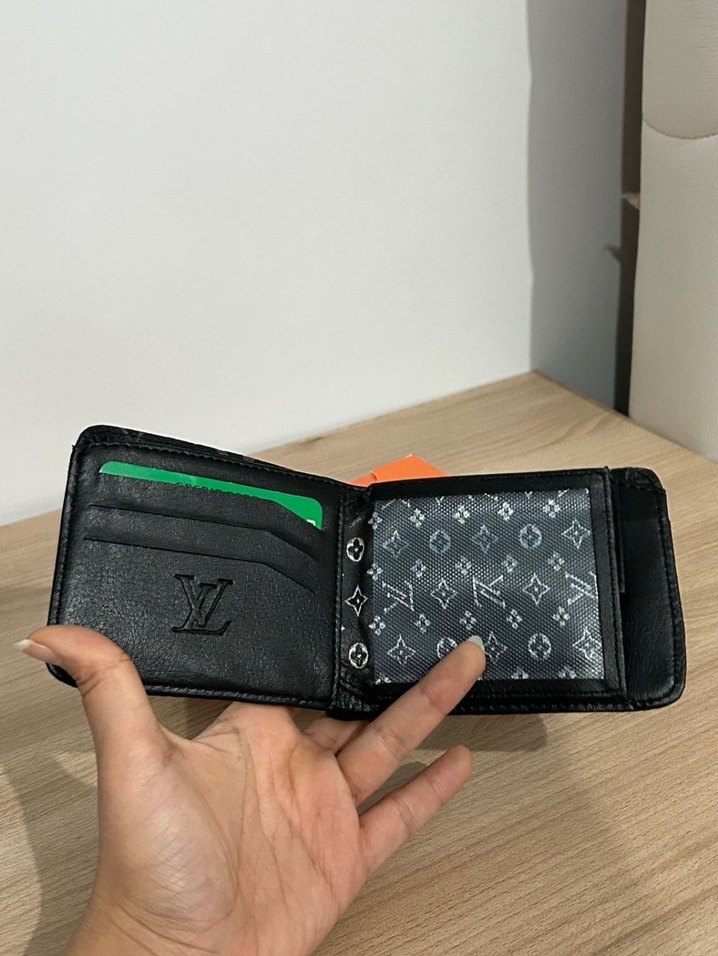 Parisian desenli siyah erkek cüzdan - Görsel 5