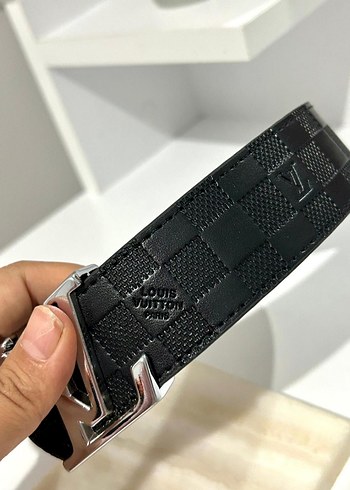 Siyah Deri Kadın Kemer Louis Vuitton - Görsel 7