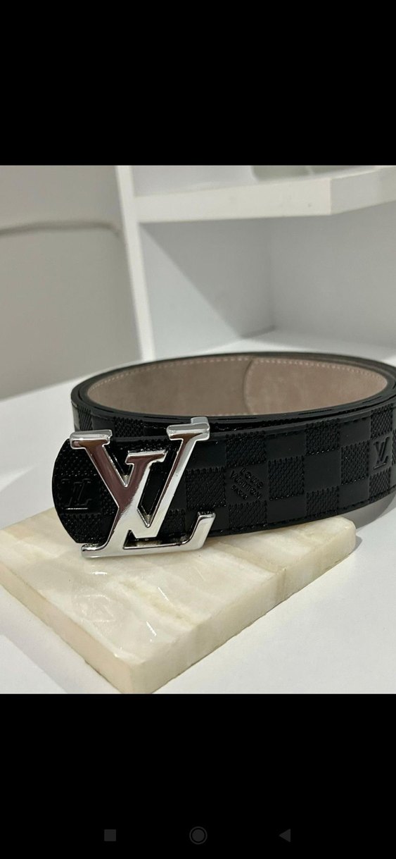 Siyah Deri Kadın Kemer Louis Vuitton - Görsel 3