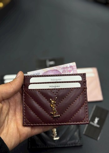 Siyah Deri Kadın Cüzdanı - YSL - Görsel 3