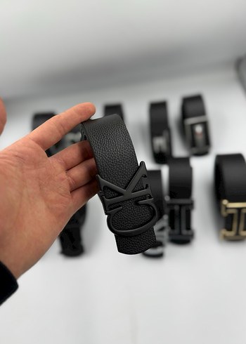 Kadın Siyah Deri Tokalı Kemer - Görsel 12