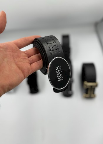 Kadın Siyah Deri Tokalı Kemer - Görsel 3