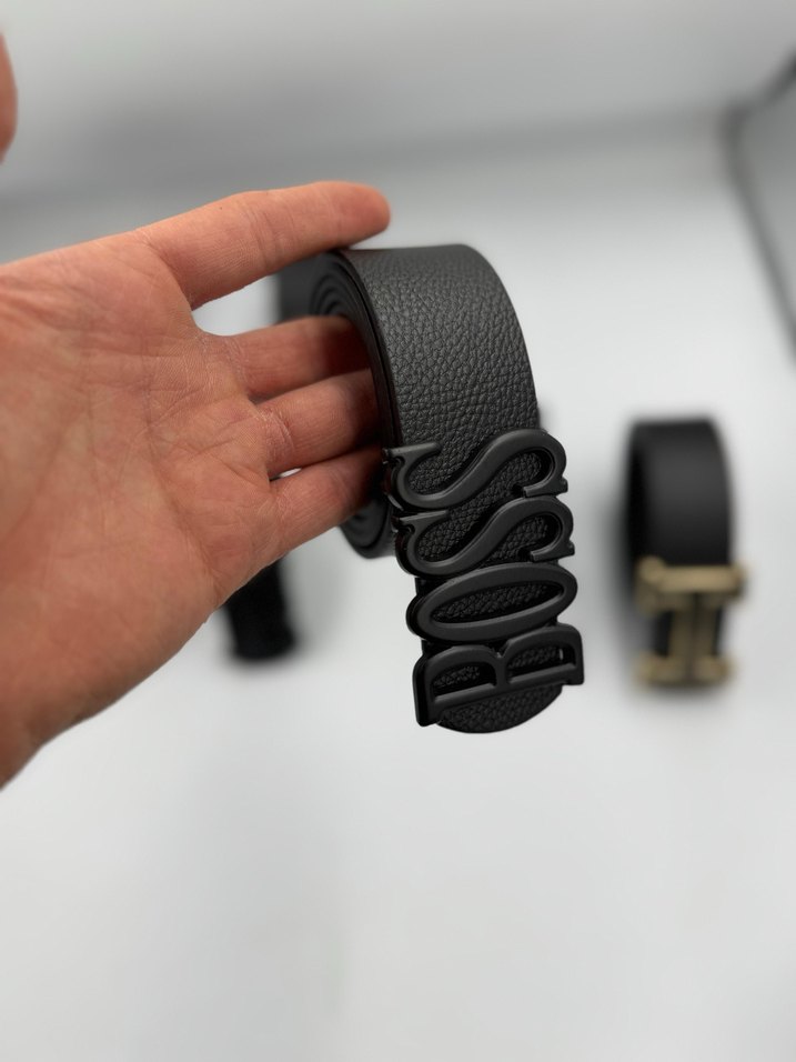 Kadın Siyah Deri Tokalı Kemer - Görsel 5