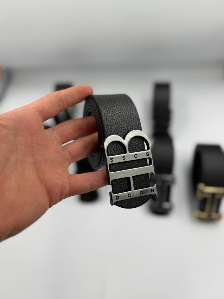 Kadın Siyah Deri Tokalı Kemer - Görsel 2