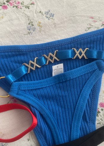 Nakış Detaylı Renkli Kadın Slip Külot yurtdışından aldım - Görsel 3