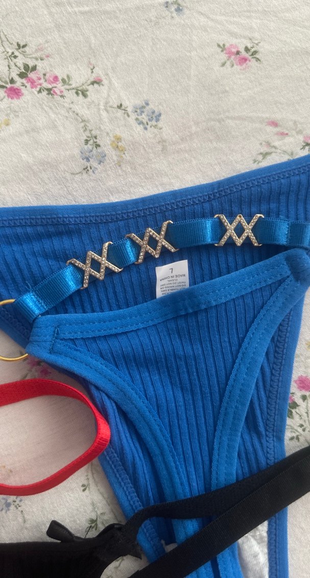 Nakış Detaylı Renkli Kadın Slip Külot yurtdışından aldım - Görsel 3