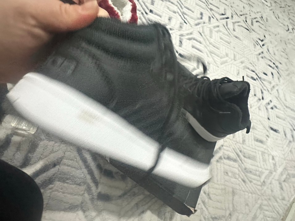 Siyah Bağcıklı Stiletto Topuk Spor Ayakkabı - Görsel 4