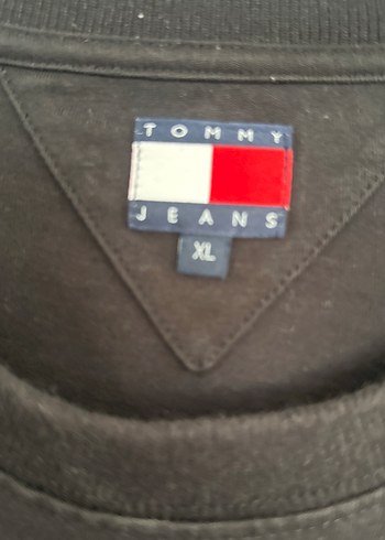 Tommy Hilfiger Erkek Siyah Kısa Kollu Basic Tişört