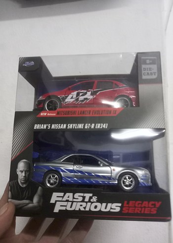 Fast & Furious Brian's Nissan Skyline GT-R (R34) Oyuncak Araba