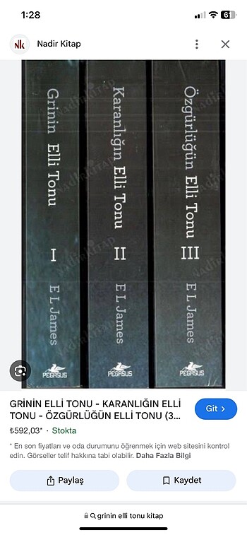  Beden Grinin elli tonu kitap serisi