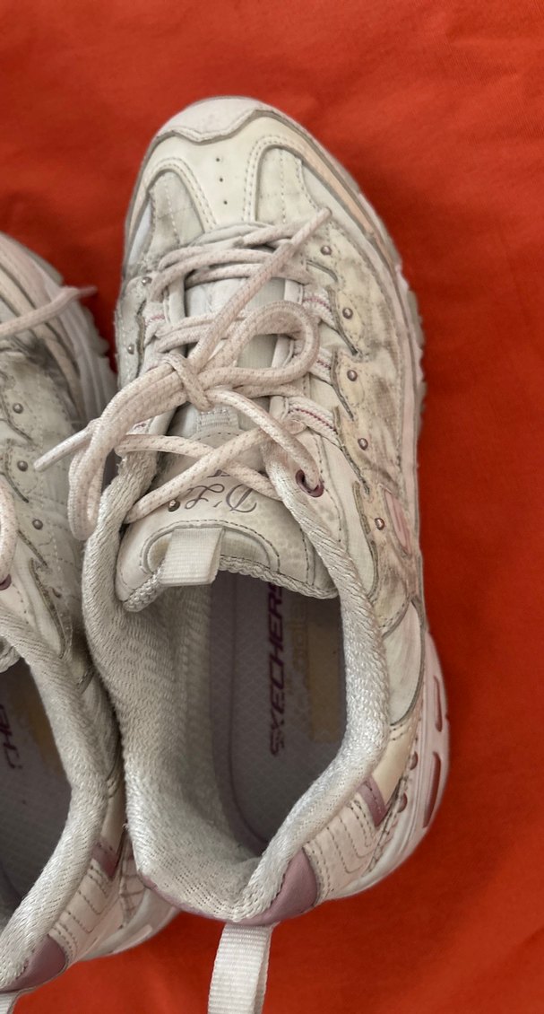 Beyaz Bağcıklı Kadın Spor Ayakkabı - Görsel 3