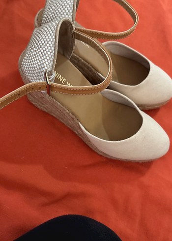 Nine West Beyaz Dolgu Topuklu Kadın Espadril - Görsel 2