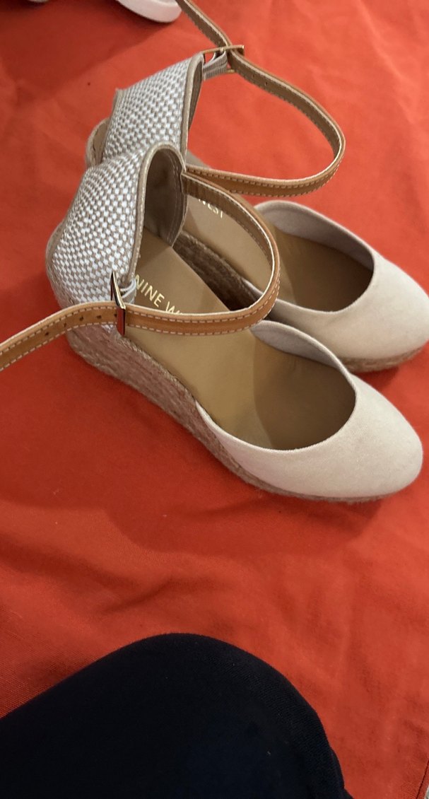 Nine West Beyaz Dolgu Topuklu Kadın Espadril - Görsel 2