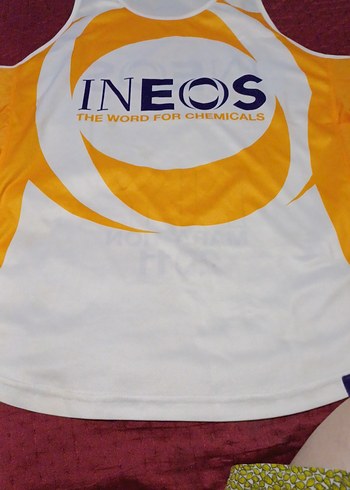 INEOS Baskılı Erkek Kolsuz Spor Tişört
