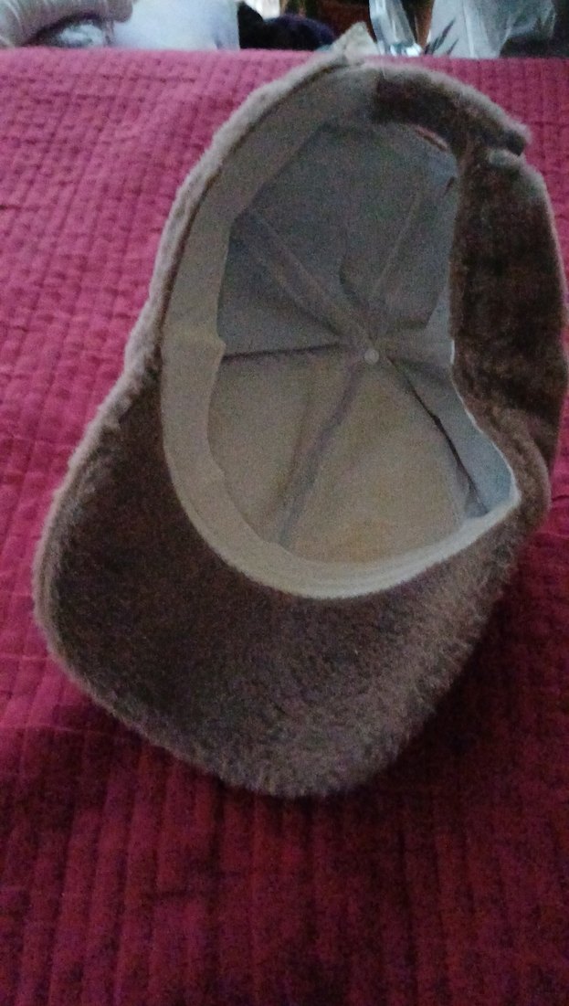 Kürk Detaylı Kadın Kahverengi Gri Şapka - Görsel 2