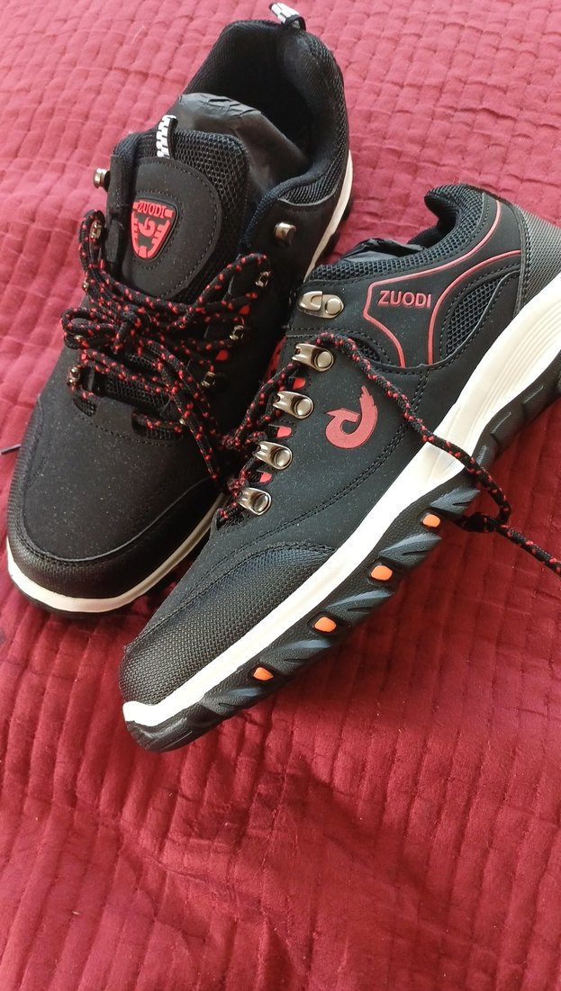 Erkek Spor Siyah Sneaker Velcro Bağcıklı - Görsel 4