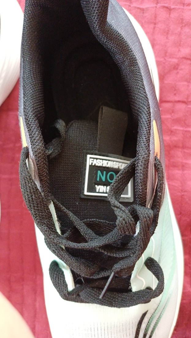 Bağcıklı Beyaz Pastel Spor Ayakkabı - Görsel 4