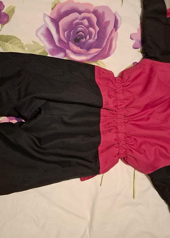 Kız Bebek Fermuarlı Pembe Kayak Tulumu - Görsel 7