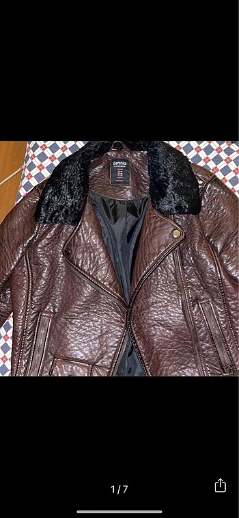 Bershka deri ceket