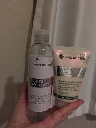 Yves roches whıte botanıcal tonik ve yüz yıkama jeli peeling