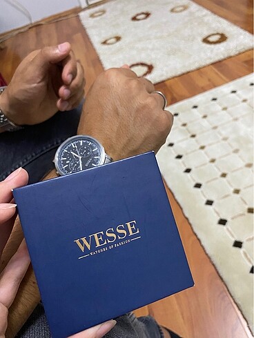 Beden gri Renk Orijinal Wesse saat