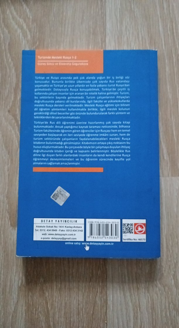 Turizmde Mesleki Rusça 1-2 Kitabı - Görsel 3