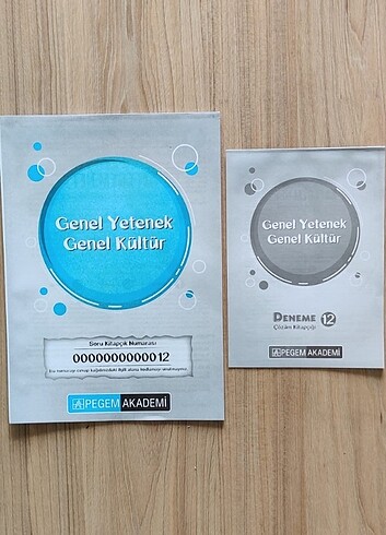 Pegem Akademi Lisans Genel Yetenek Genel Kültür 2024 Denemeleri