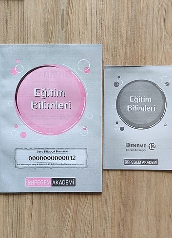 Pegem Akademi Eğitim Bilimleri 2024 Denemeleri