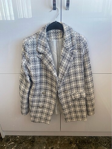 m Beden Blazer ceket tüvit ceket