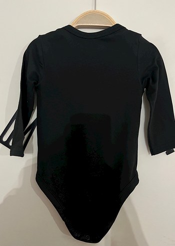 Korsan Temalı Siyah Uzun Kollu Bebek Body - Görsel 2