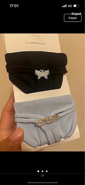 Bershka ikili string set