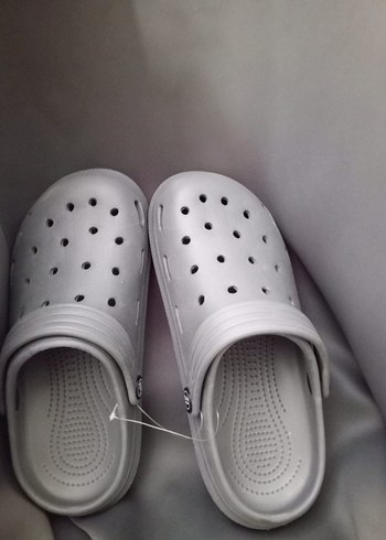 Gri kadın Terlik Velcro Bantlı - Görsel 2