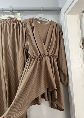 Bej Kadın Uzun takım - Görsel 3