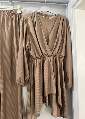 Bej Kadın Uzun takım - Görsel 2