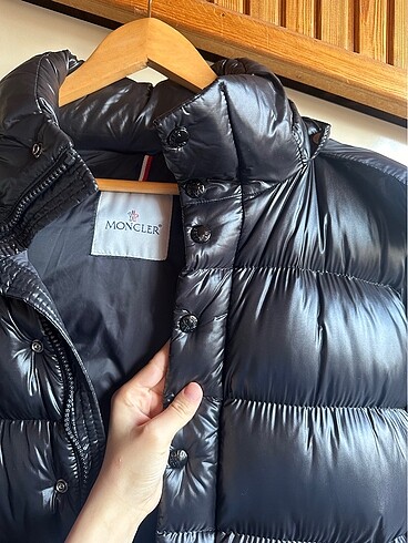 m Beden siyah Renk Moncler unısex mont
