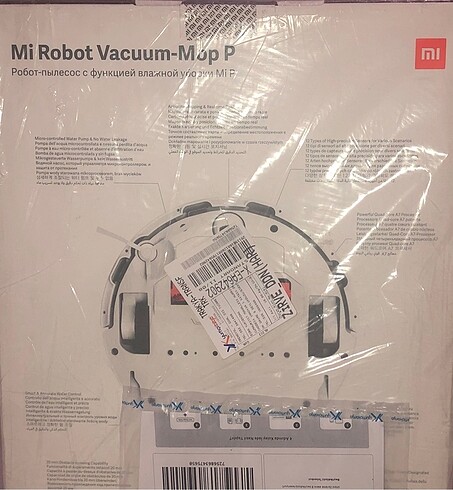 Xiaomi Xiomi Mi Robot Vacuum Mop Pro Cleaner Robot Süpürge ve Paspas Be