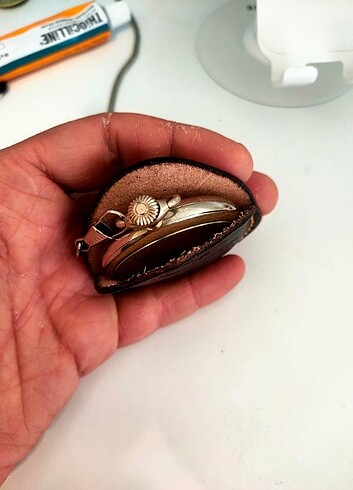 köstekli saat deri kılıfı TCDDY kalın deri ömürlük 45 mm çapında - Görsel 2