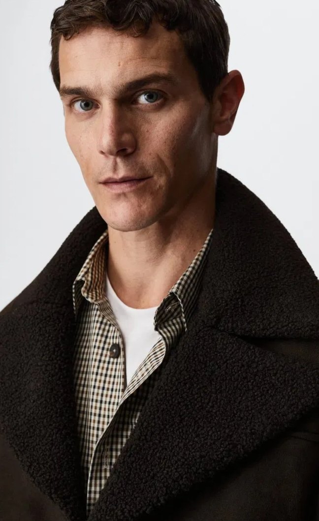 mango kürklü erkek astarlı ceket kaban. - Görsel 4